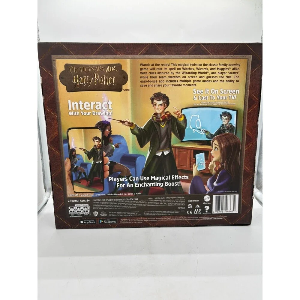 Pictionary Air Harry Potter Game Mattel Wizarding World Interactive Drawing Game